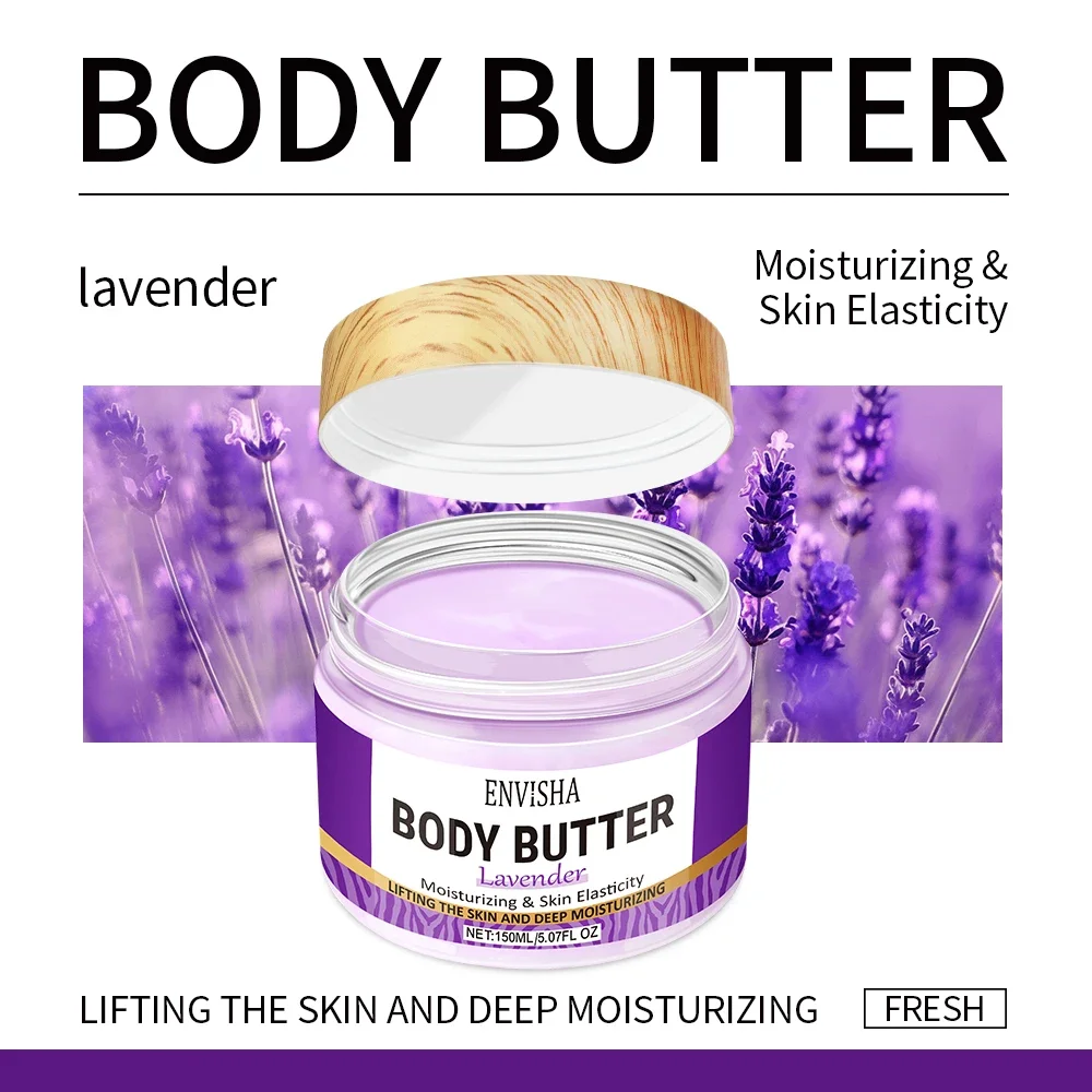 ENVISHA Body Butter Skin Care Face Lotion Cream Whitening Deeply Moisturizing Brightening Remove Melanin Elasticity Lifting