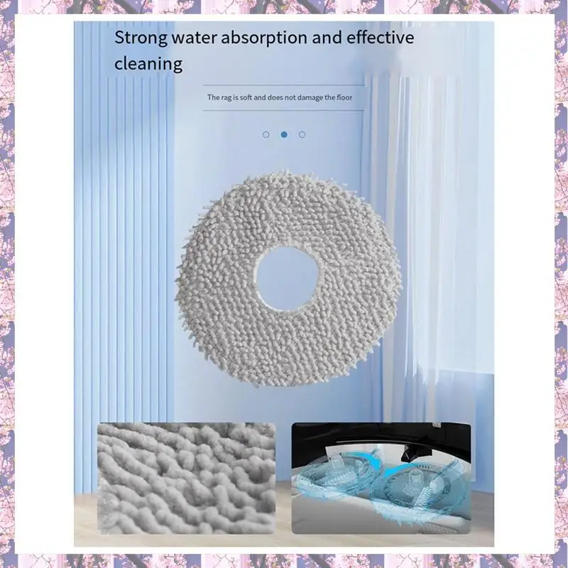 A59P New For Ecovacs Deebot X5 PRO Mop Dust Bag Mop Consumables Side Roller Brush Filter Elements Sweeping Robot Accessories