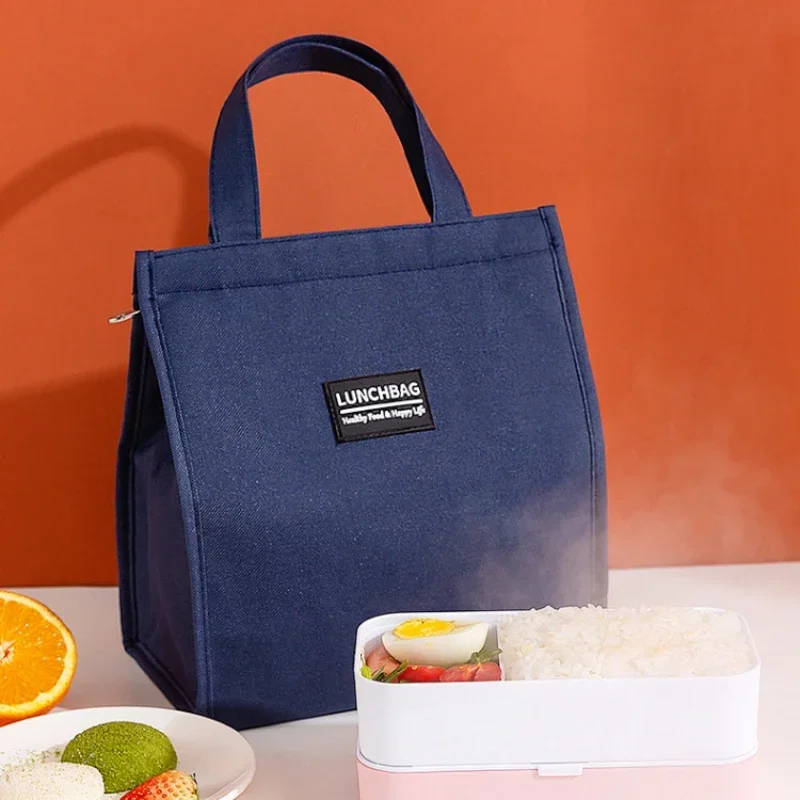 Borse da pranzo impermeabili Oxford portatili borsa termica fresca per studenti d\'ufficio comoda borsa per contenitori per alimenti Tote Lunch Box