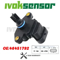 MAP Sensor Druck Sender For Fiat Bravo MULTIPLA DOBLO I 1.6 LANCIA Y LYBRA 1.2 1.6 46451792 71714218 71718233