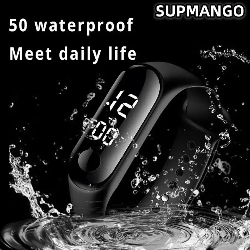 M9 Waterproof Children Watches Women Sport Wristband Bracelet Touch LED Digital Girls Watch Boys