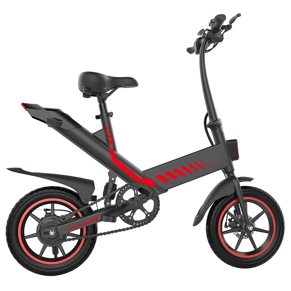 Y1 Electric Bike 350W Motor 36V 10.4Ah Battery 14'' Tire 25km/h Max Speed 30-40km Range