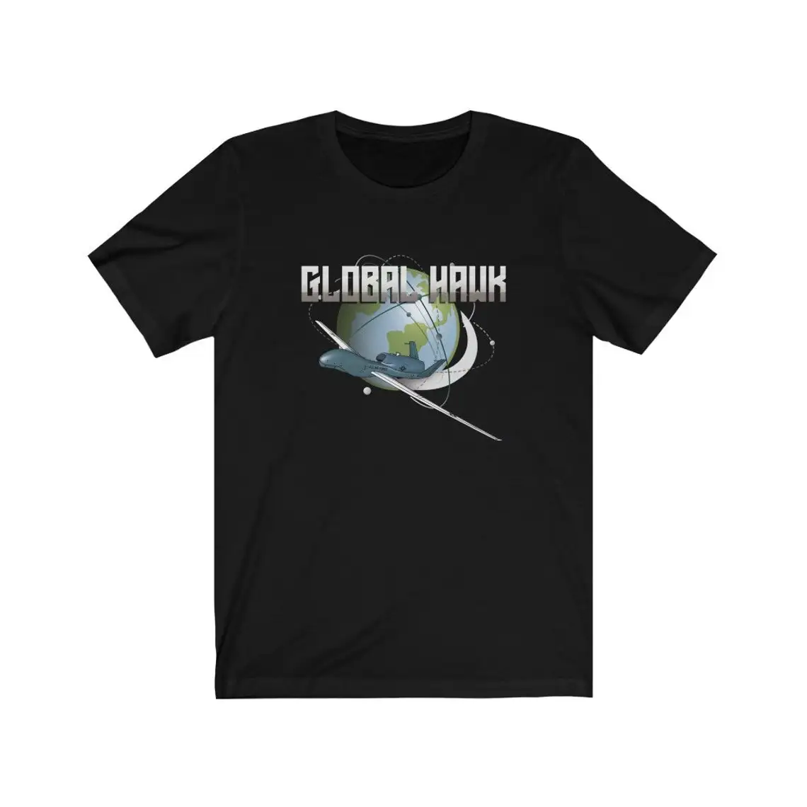 Global Hawk Unmanned Reconnaissance Aircraft T-Shirt 100% Cotton O-Neck Summer Short Sleeve Casual Mens T-shirt Size S-3XL