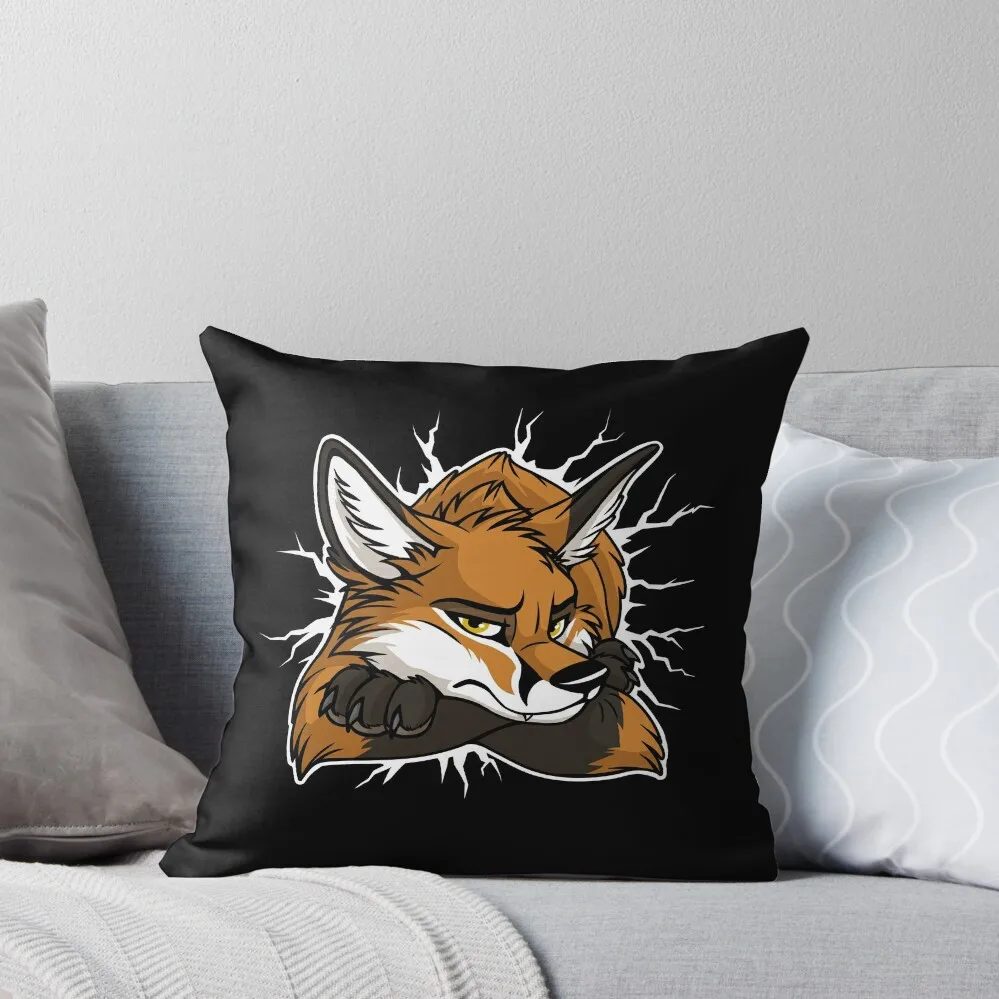 STUCK Red Fox / Fuchs (white cracks) Throw Pillow Sofa Covers Christmas Pillow Cases pillow