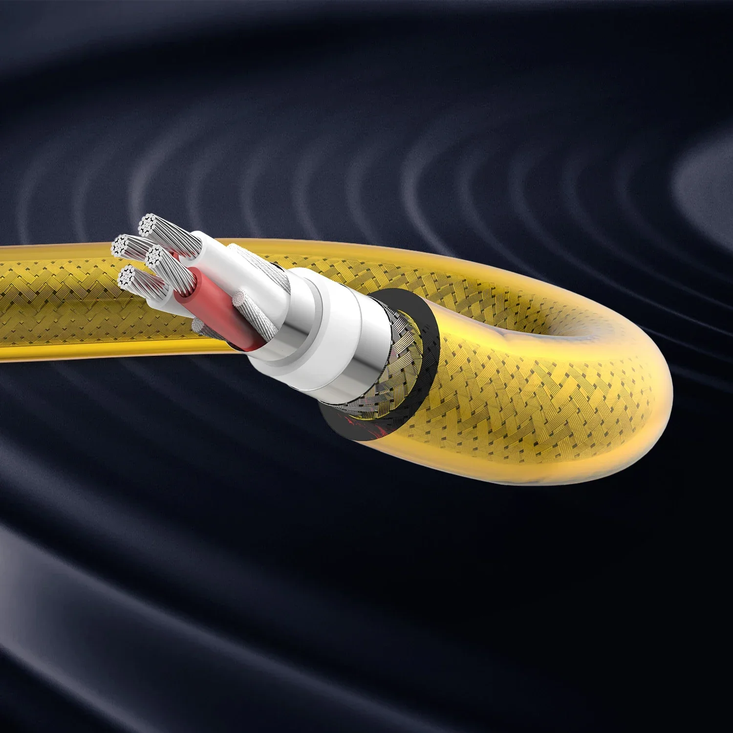 Par Audiocrast A71 cabo RCA estéreo banhado a prata de alto desempenho Premium Hi-Fi Audio 2rca para 2rca Interconenect