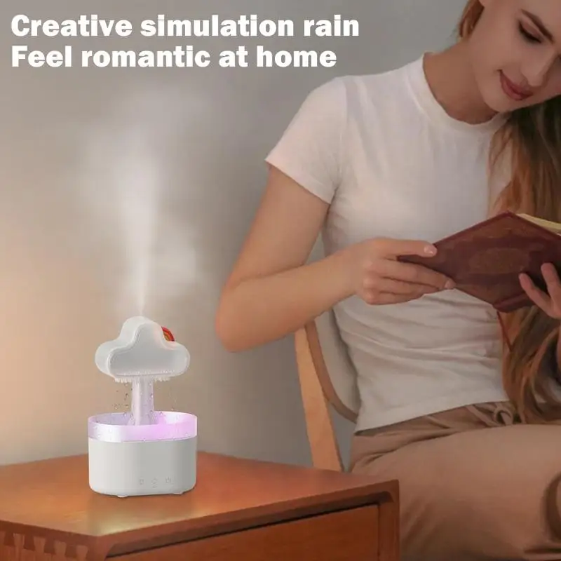 

Humidifier Aromatherapy Diffuser Rain Cloud Desktop Humidifier Cartoon Water Drip Humidifier Multipurpose Aromatherapy Diffuser