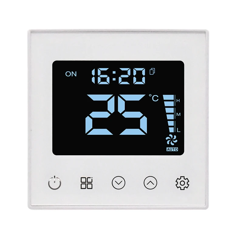 

Cheap 3 speed fan controller with real time display temperature HVAC ventilation system fan controller