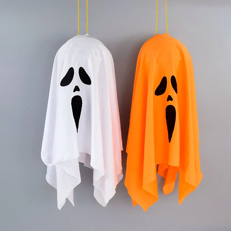 

1pc Halloween Cloth Glowing Lanterns Ghost Lantern Halloween Decoration for Home Bar Halloween Party Decoration Supplies