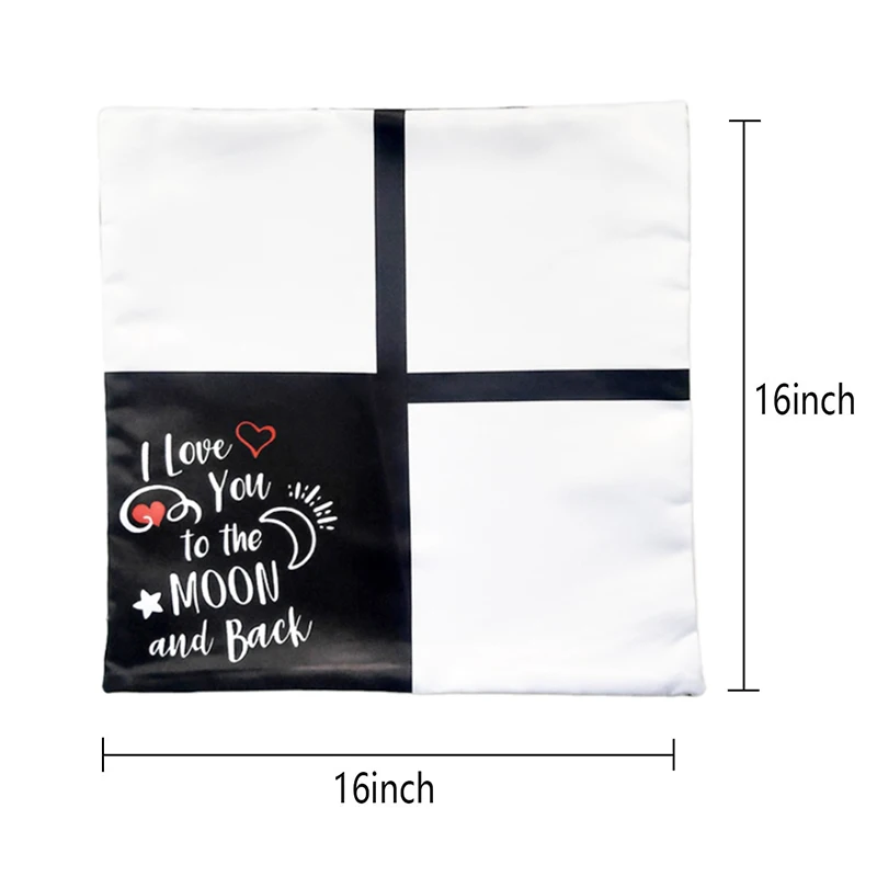 Free shipping 2pcs Personalized Sunshine Panel Pillow case Sublimation Pillow Cases cover Blank