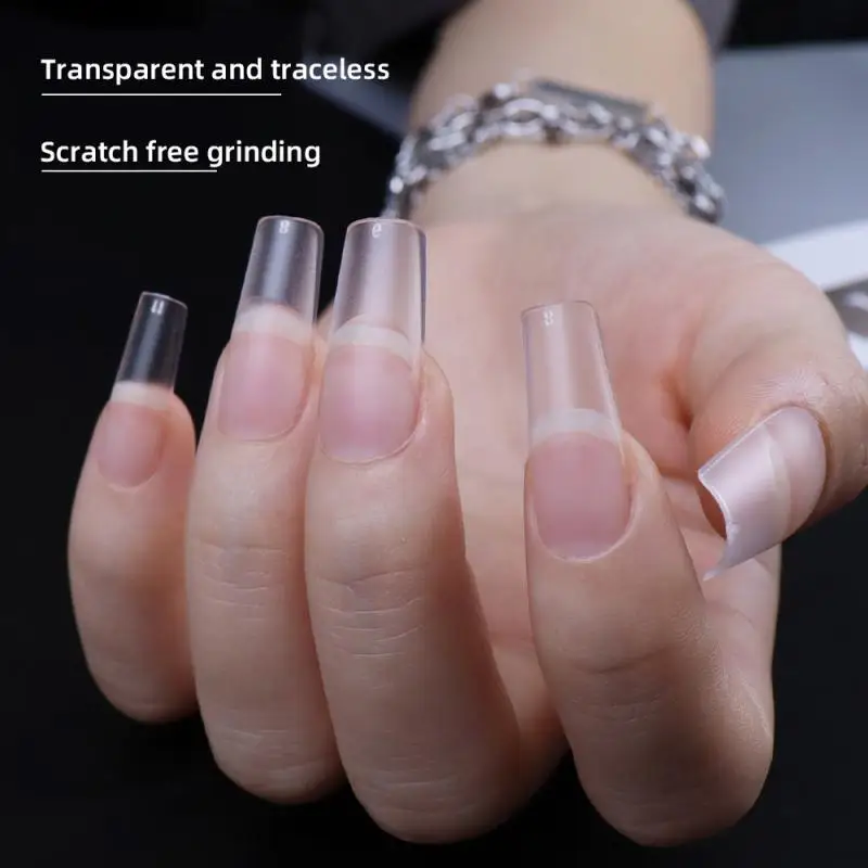 120Pcs Fake Nails Press On Nails Tips False Nails for Nail Extension Gel X Capsule Square Oval Almond Artificial Fake Nail Tips