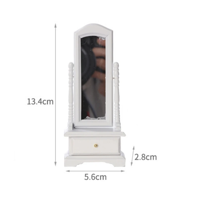 Meubles miniatures pour maison de poupée 1:12, ensemble de chambre à coucher, scène de bricolage, décoration de jeu, modèle réaliste, décor pour fille, jouet cadeau