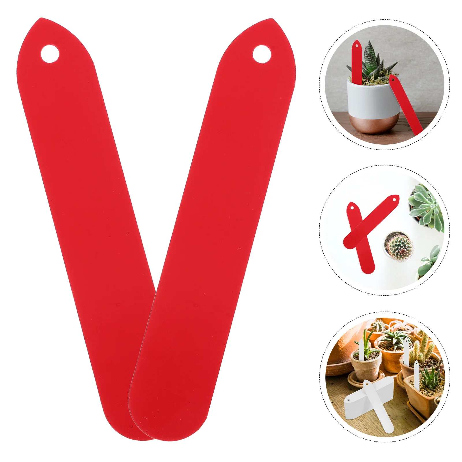 

100Pcs Garden Plant Tags Reusable Plastic Label Stakes Waterproof for Herb Flower Vegetable Nursery Identification Outdoor