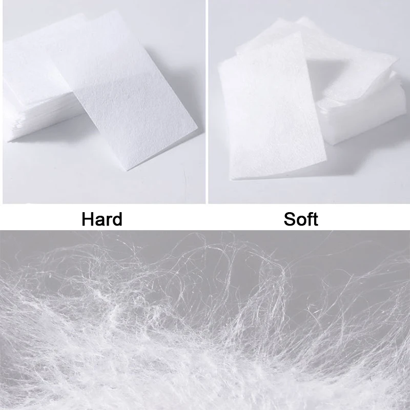 400/500/600/1000Pcs Solid Durable Nail Tools Manicure Gel Nail Polish Remover Pads Lint-Free Wipes 100% Cotton Napkins Wraps image 2