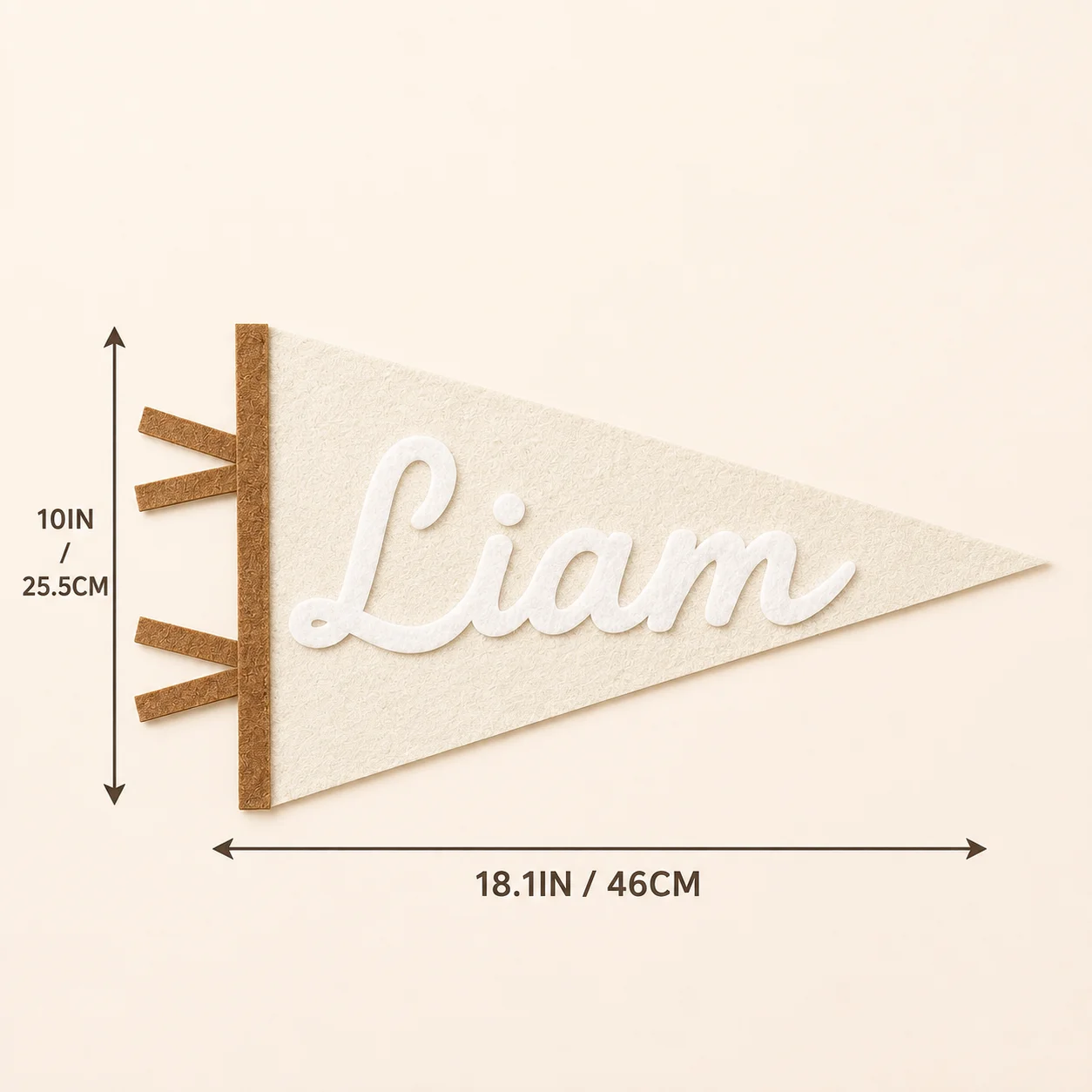 Personalized Felt Name Pennant Custom Felt Name Banner for Nursery Bedroom Wall Decor Kids Room Baby Shower Gift Home Decoration