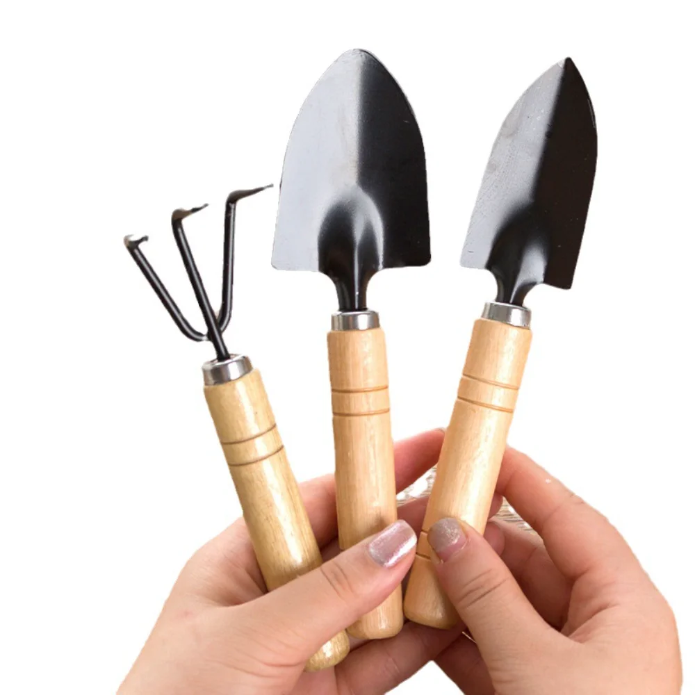 3Pcs Seed Planter Kit With Transplanting Tool For Indoor Plants Cactus Vegetables Gardening Digging Weeding Mini Set