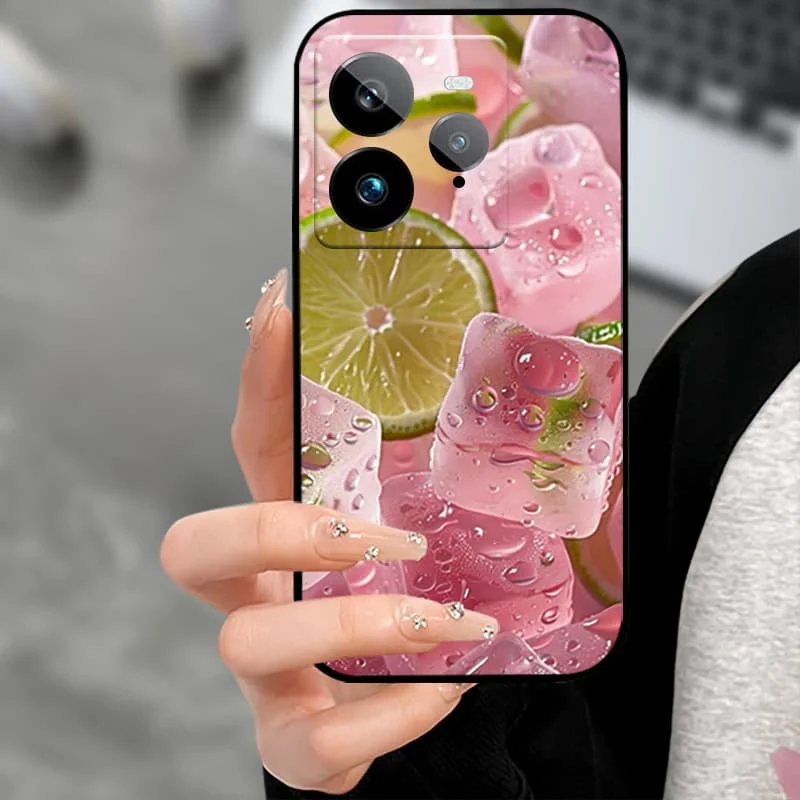 ل Realme GT7 Pro حافظة بولي يوريثان سيليكون لينة الغطاء الخلفي ل Realme GT7 برو 5G جراب هاتف واقية قذيفة سوداء RealmeGT7Pro الوفير #5