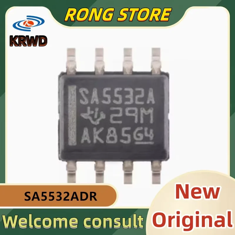 20PCS SA5532A New and Original Chip IC SA5532ADR SOIC-8 Dual operational amplifier chip