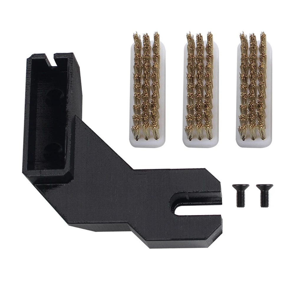 Color As The Piture Copper Wire Brush Efficient Nozzle Cleaning Tool Cleaning Tool Extruder Brush Printable Holder Included