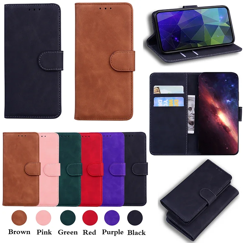 Magnetic Leather Phone Case for ZTE Blade A72 a52 V40 Vita a7S 2020 Flip Cover Wallet Case