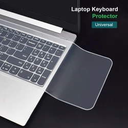 2pcs Universal Transparent Keyboard Cover Skin for 12-17 Inch Laptops and Notebooks,  Ultra-Thin Silicone Waterproof
