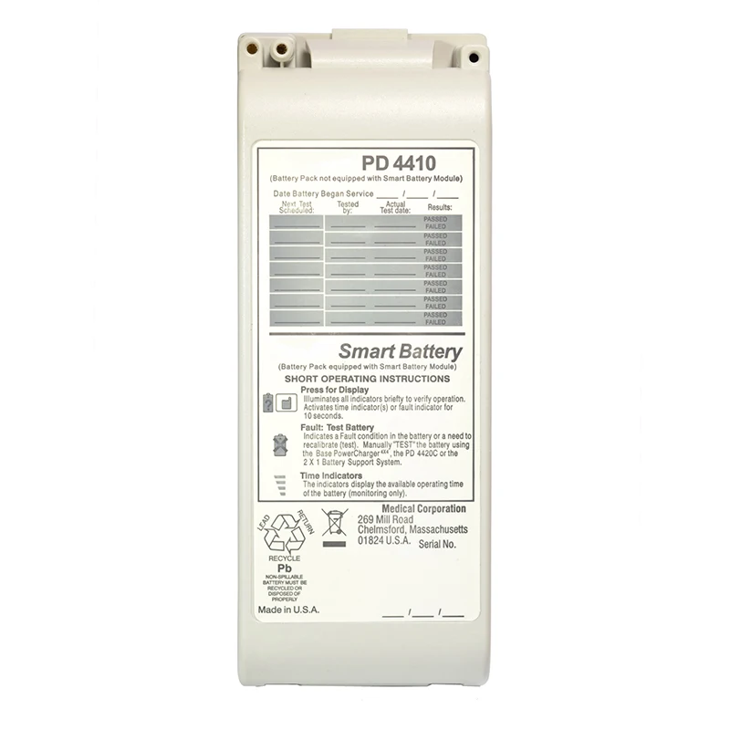 Sealed Lead Acid 10V 2500mAh Replacement PD4410 Medi.cal Battery for Defib.rillator Z.o.ll M Series PD1400 PD1600 PD1700 PD2000