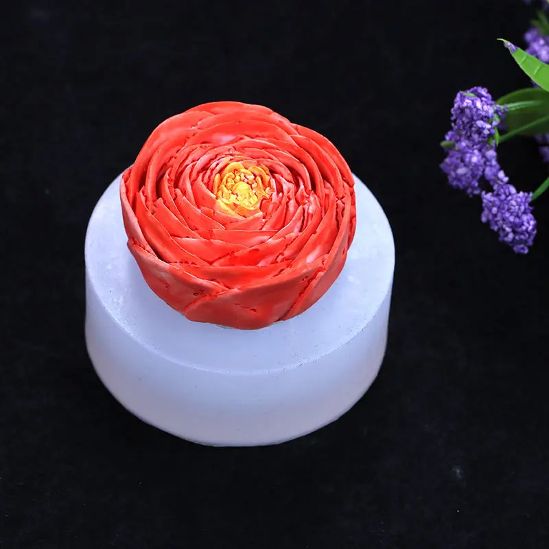 DIY Aromatherapy Gypsum Candle Fragrant Stone Bud Silicone Mold Car Clay Epoxy Handmade Ornament Mould 15-865