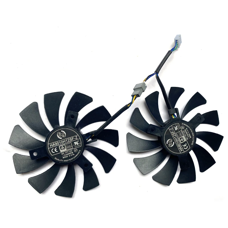 Ventilador de refrigeração para placa de vídeo gráfica, 85mm, HA9010H12F-Z, DC12V, 0.57A, 4Pin, MSI RTX2060, VENTUS XS 6G, GTX1660 GTX1660ti