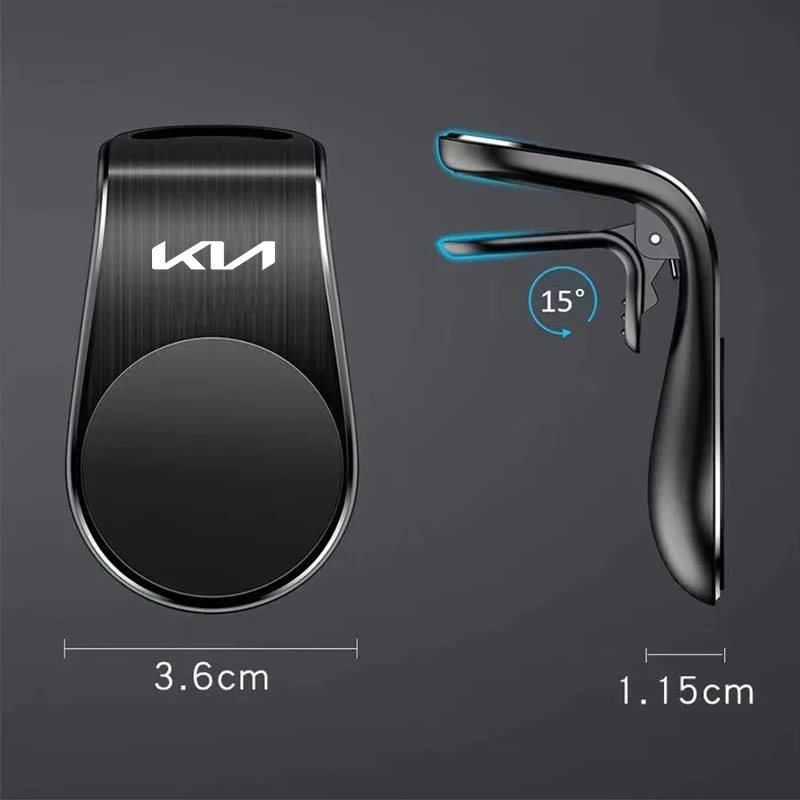 Magnetic Car Phone Holder Metal Stand Accessories For KN Stinger Sonet Sportage Ceed Picanto Proceed Morning Stonic Optima Niro