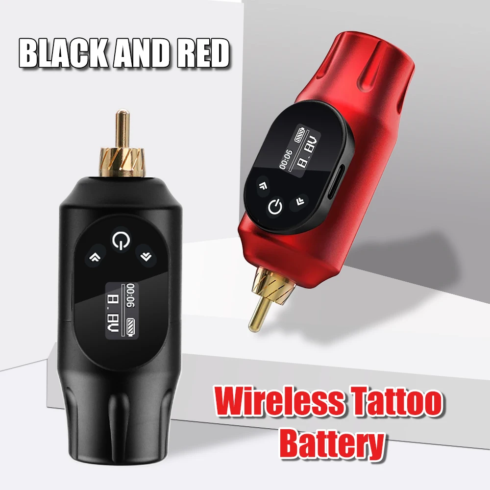 

Роторная тату-машинка, набор тату-ручек с портативным силовым двигателем емкостью 2000 мАч, источник питания с цифровым дисплеем для перманентного макияжа