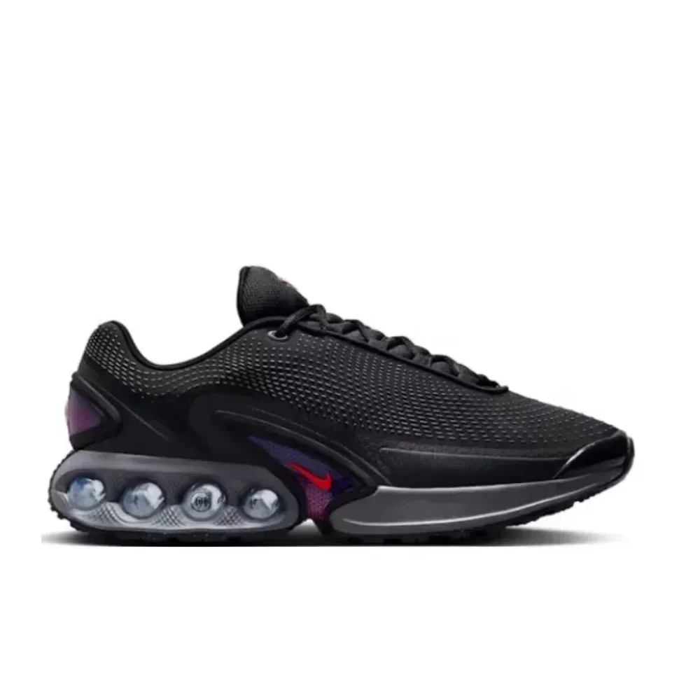 Nike New listing Air Max Dn Men's and Women's Low top casual running shoes Comfortable versatile sneakers Black