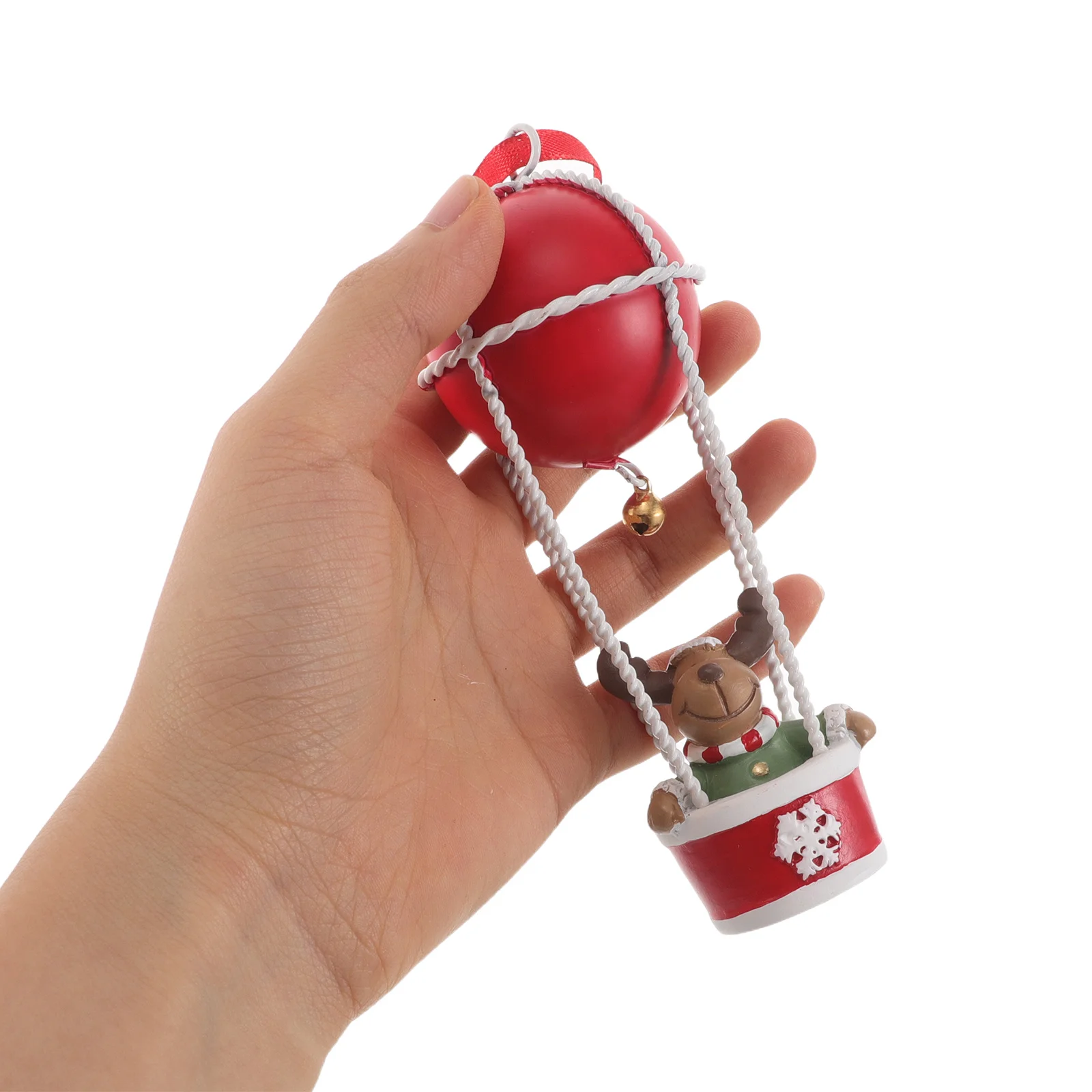 

Christmas Tree Ornaments Shatterproof Resin Jingle Bell Decorations For Holiday Home Farmhouse Xmas Party Wall Hanging