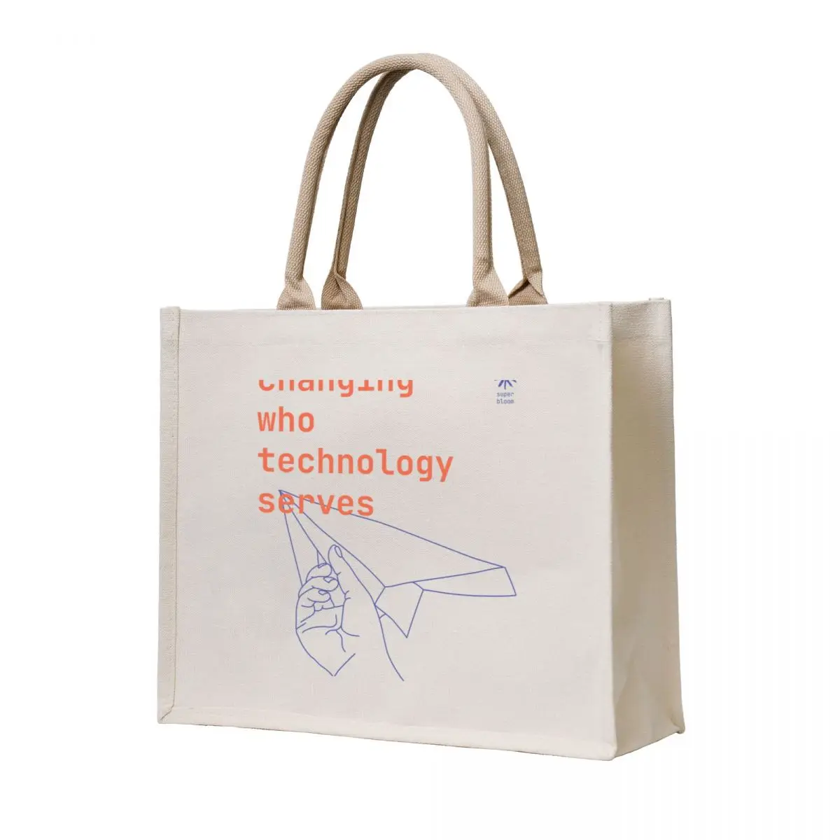 

Superbloom Paper Plane Tote Bag reusable shopping bags Shopper bag ecological bags