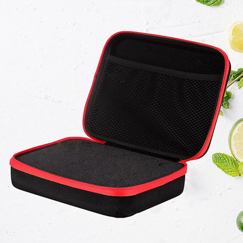 

30 Pcs Essential Oil Storage Bag Portable Travel Organizer Shockproof Drop Proof Red