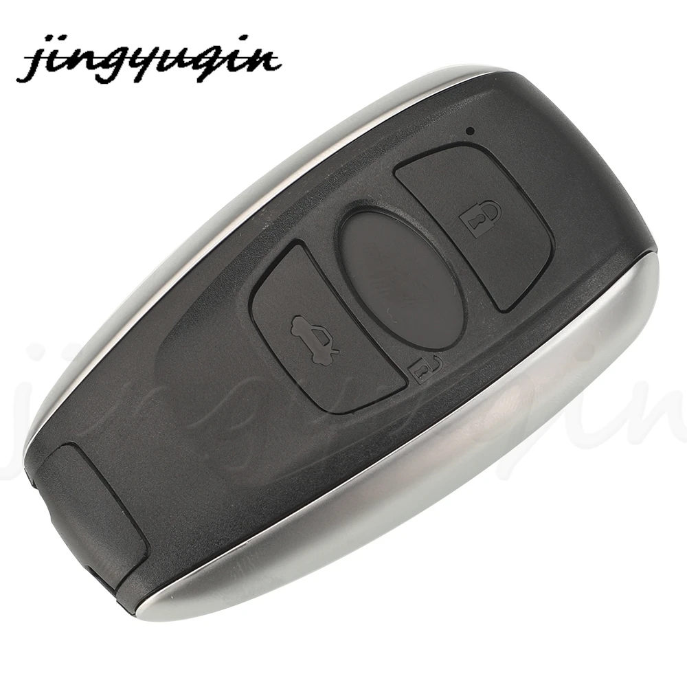 Jingyuqin 3/4 버튼 교체 원격 자동차 키 쉘 케이스, 스바루 BRZ 레거시 임프레자 포레스터 WRX 아웃백 XV 크로스스트렉용