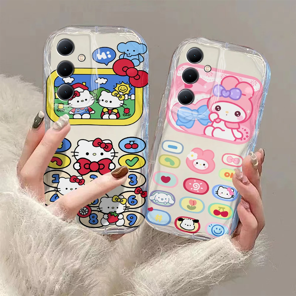 

Hello Kitty My melody 3D Wave Case For Samsung A73 A72 A71 A55 A54 A53 A35 A34 A33 A25 A24 A23 A15 A14 A13 A05 A04 4G 5G Cover