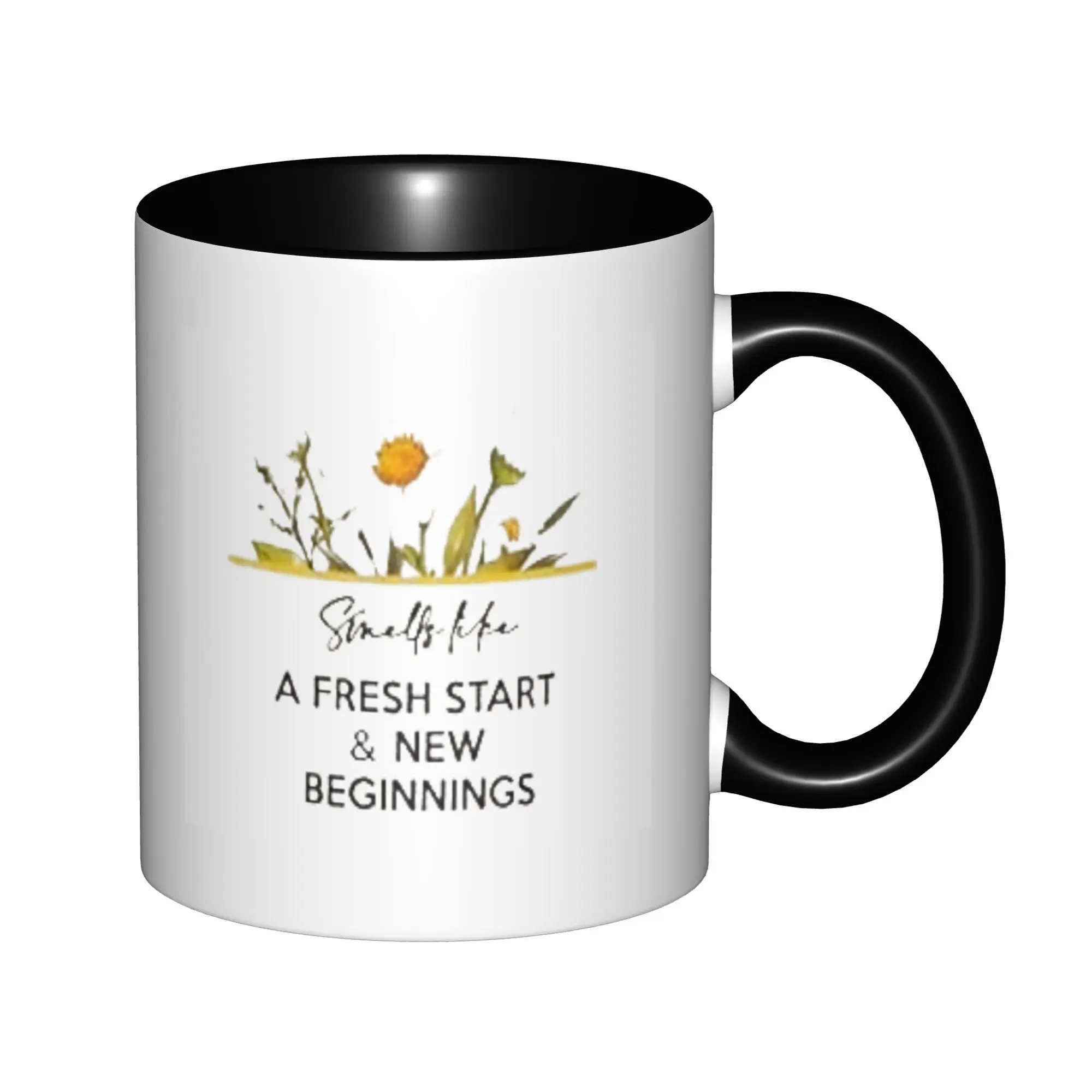 

A Fresh Start and New Beginnings Mugs For Birthday Coffee Mugs Ceramic Tea Cups 11oz