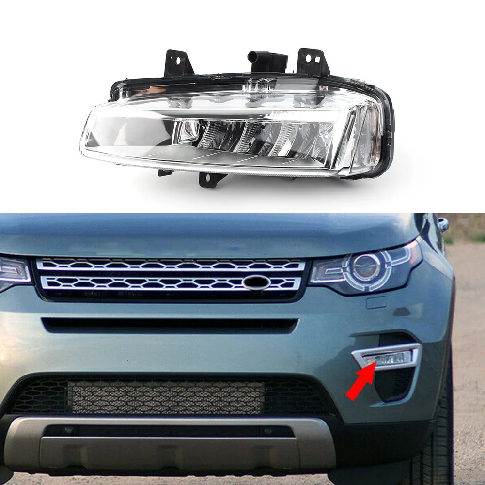 

Car Front Bumper DRL For Land Rover Discovery Sport 2015 2016 2017 2018 2019 LED Daytime Running Light Fog Lamp Left / Right