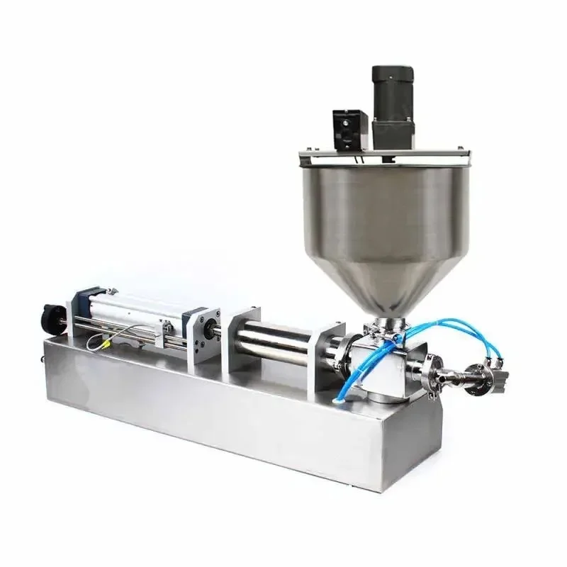 Viscous Paste Filling Machine Stirring Mixing for Food Paste Cream Bottle Filler Liquids Watercress Sauce Gel Filling Machine