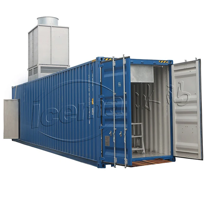 10 Ton Containerized Mobile  Ice Block Maker Machine