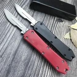 Scalpel with 10 Removable Blades Mini Pocket AU TO Knife 440C Blade Zinc Alloy Handle Tactical Camping Hunting Survival Knife