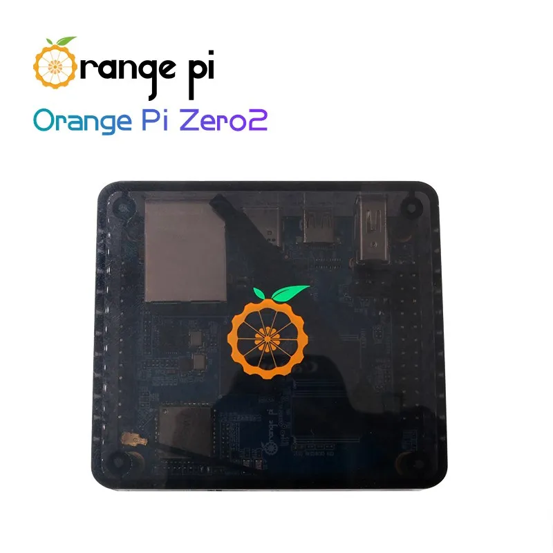 Оригинальный чехол Orange Pi Zero 2, черный чехол из АБС-пластика, опция теплоотвода, прозрачный материал, легкая установка, точное Открытие корпуса