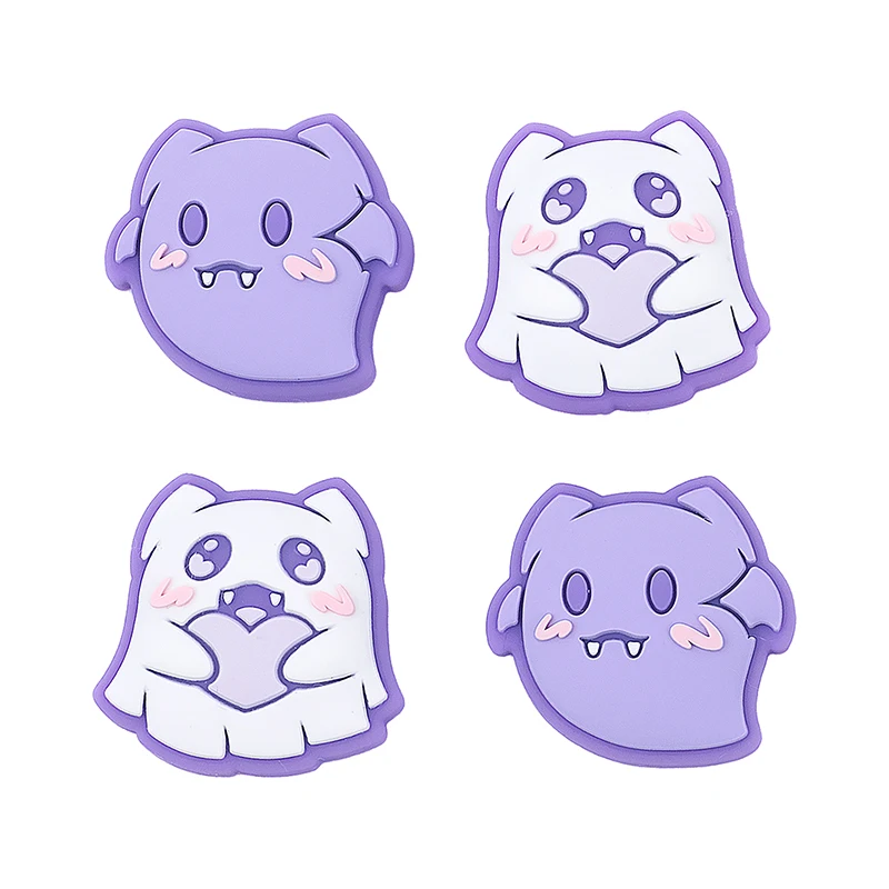 

4pcs Cute Ghost Switch 2 Joystick Cap Joystick Cover for Nintendo Switch 2 Ns2 Joycon Button Thumb Grip Caps Anime Game Peripher