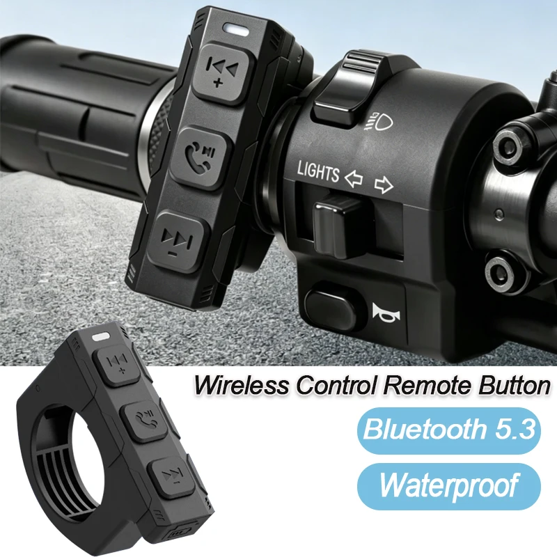 Smart Steering Wheel Controller Handlebar Remote Control  Wireless Media Smart Phone Remote Controller For Cars Motorbikes