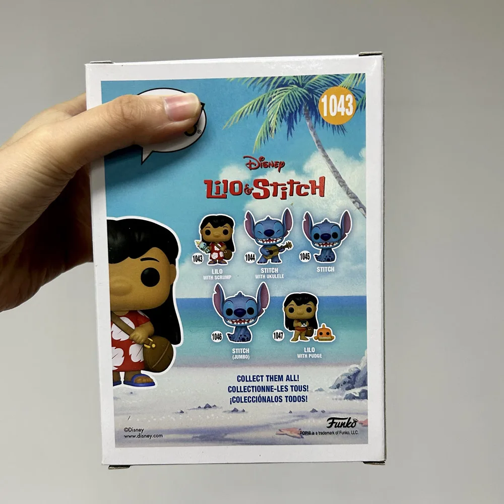 Figuras de Anime de Disney Lilo & Stitch, Funkos de Lilo y Scrump # 1043 Figuras de Acción Coleccionables, Muñecos, Decoración del Hogar, Regalos