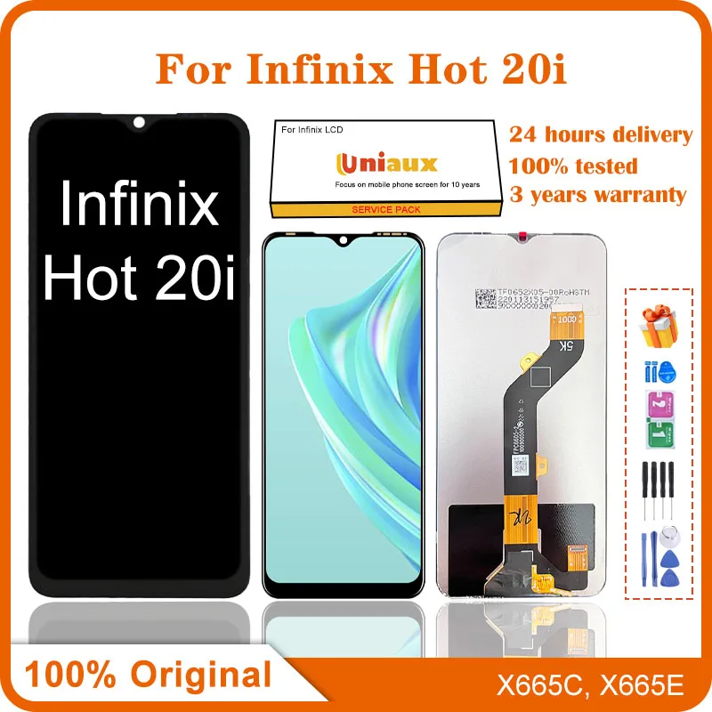 

For Infinix Hot 20i Mobile Phone LCD Screen Display assembly Touch Screen LCD Panel Replacement