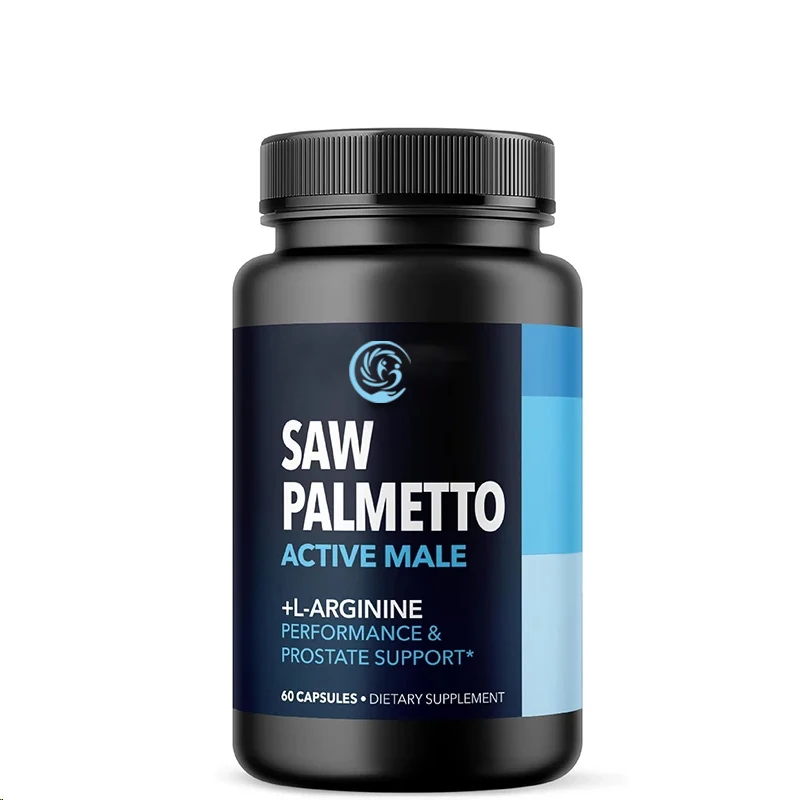 Saw Palmetto para hombres con suplemento L Arginina |   Salud del cabello y apoyo a la salud masculina