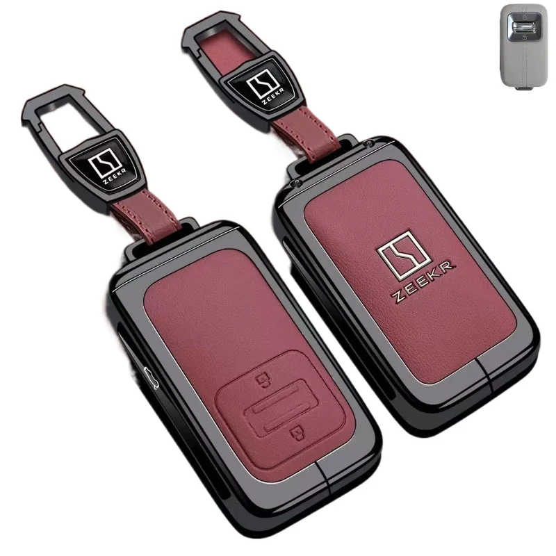 Premium Zinc Alloy Key Cover Case for Zeekr 9X Yao Hei / Ultra / Max (2025) - Protective Key Fob Shell Keychain