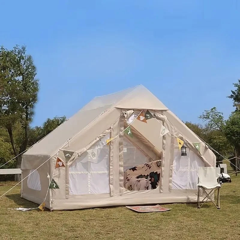 

2025 Customized 4*3*2m Oxford Inflatable Party Camping Tent Waterproof Outdoor Air Tent With Easy Set-up And Air Pump