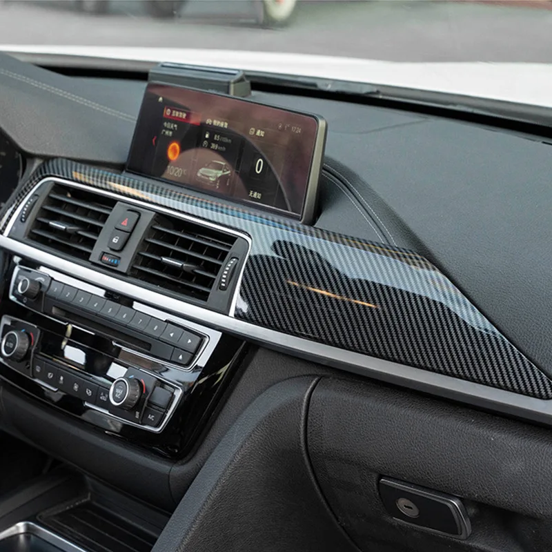 

Applicable to BMW 3 Series 13-19 318li320li dashboard decorative carbon fiber panel decorative sticker