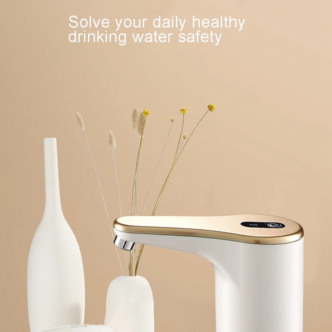 자동 충전식 휴대용 전기 물병 펌프, 홈 오피스 캠핑 야외 골드, 5 갤런